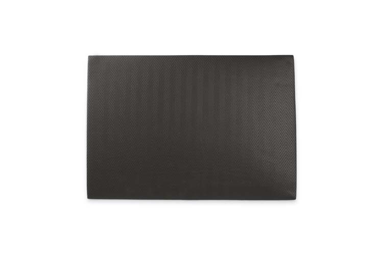 Set de table en motif d'arêtes de poisson gris 43 x 30 cm