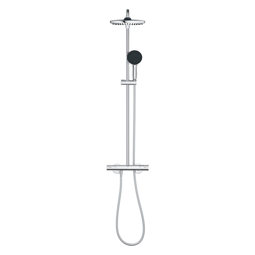 Doucheset Grohe Vitalio Start 250 thermostatisch opbouw glanzend chroom