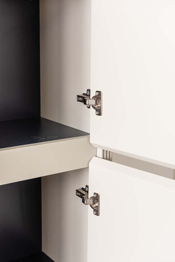 Kolomkast Amelia rookgrijs hangend 170x40x35cm