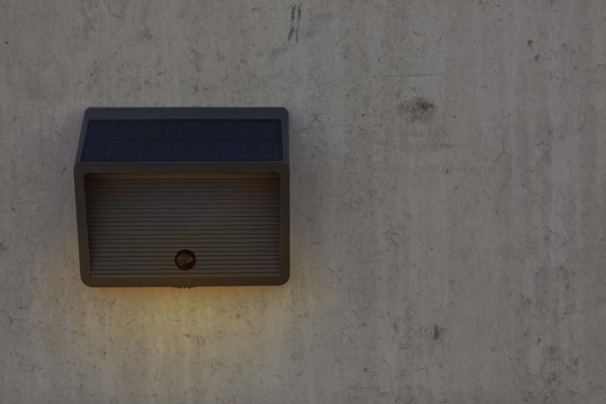 Eclairage extérieur lampe murale gris 900 lumes 11.5W