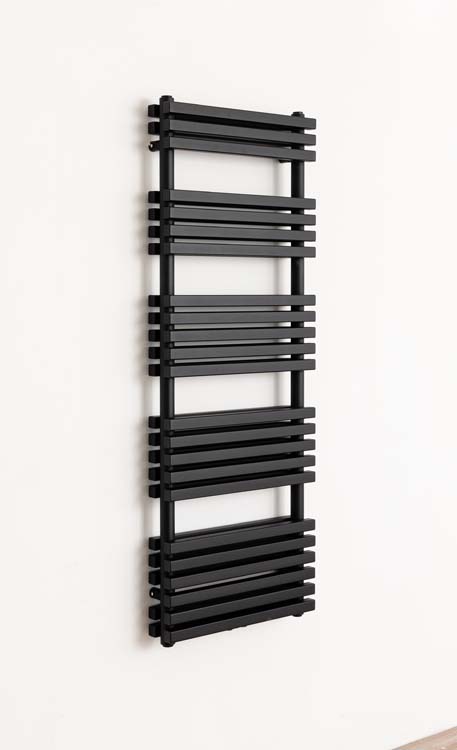 Radiateur sèche-serviettes Dania 141 x 50 cm double noir 1391 watt