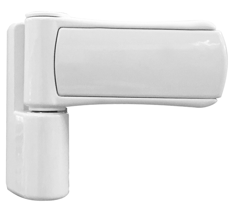 Porte extérieure pvc blanche/blanche double demi-vitrée out G SUR MESURE