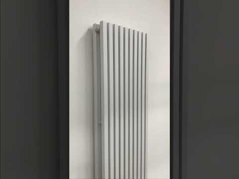 Radiateur Devon 180 x 46,5 cm double blanc mat 2062 watt