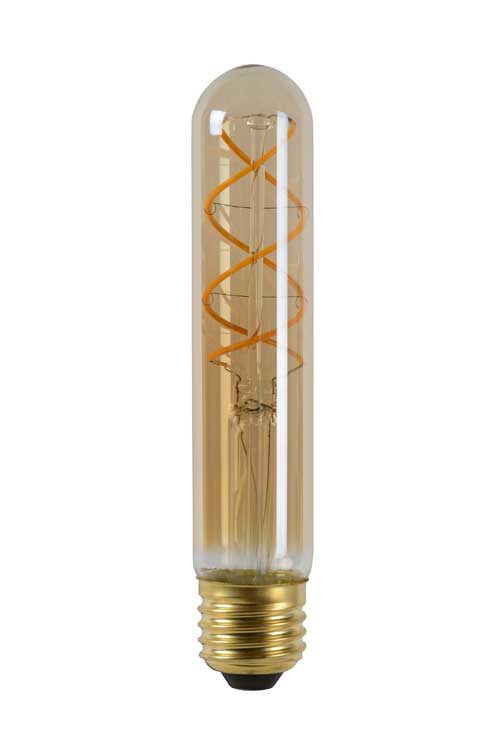 Lucide LED Bulb - Filament lamp - Ø3cm - Dimbaar - E27 - 1x5W 2200K - Amber