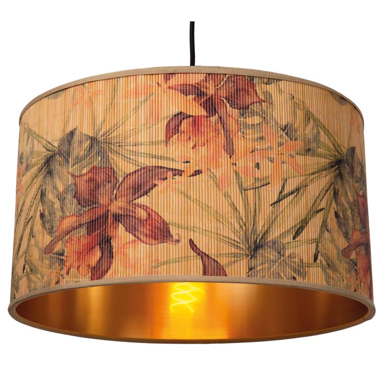 Lucide TANSELLE - Suspension - Ø 45 cm - 1xE27 - Multicolor