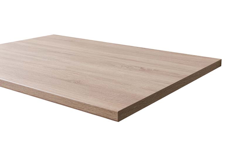 Plan de travail pour îlot de cuisine Plenti aspect bois 124,5x92cm