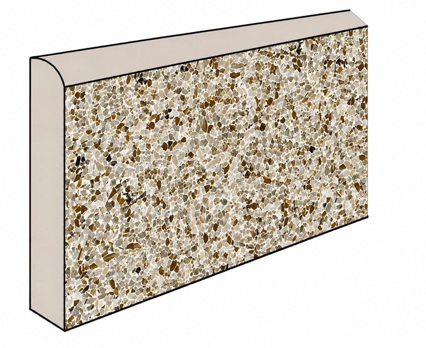 Plint Re-Bel koper 60x60cm