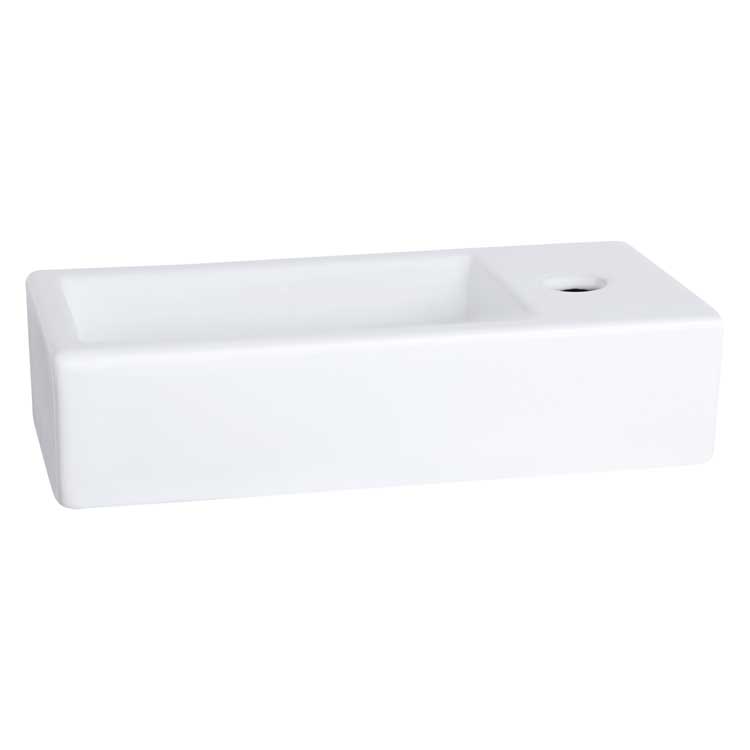 Lave-mains Raf céramique blanc 9x38,5x18,5cm