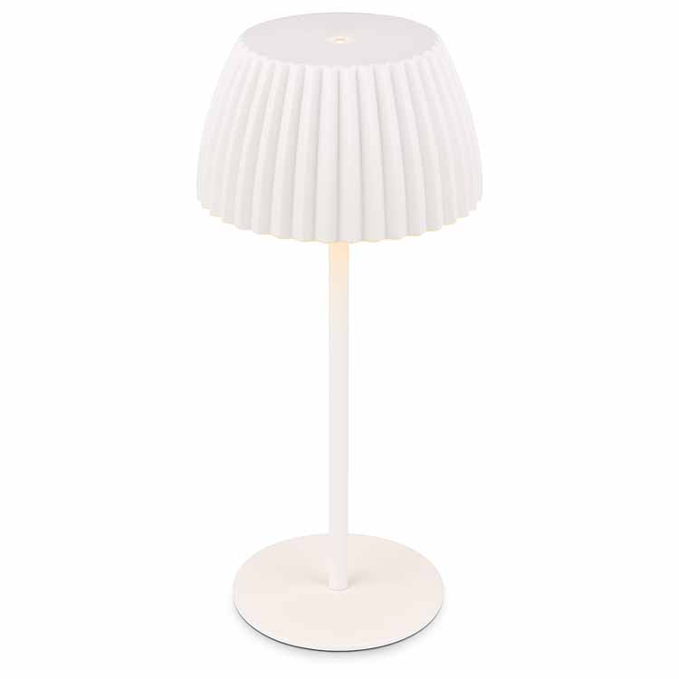 Lampe de table Veluna - blanc - 36.5cm - dimmable - LED - 2W - 2700K - IP44 - USB