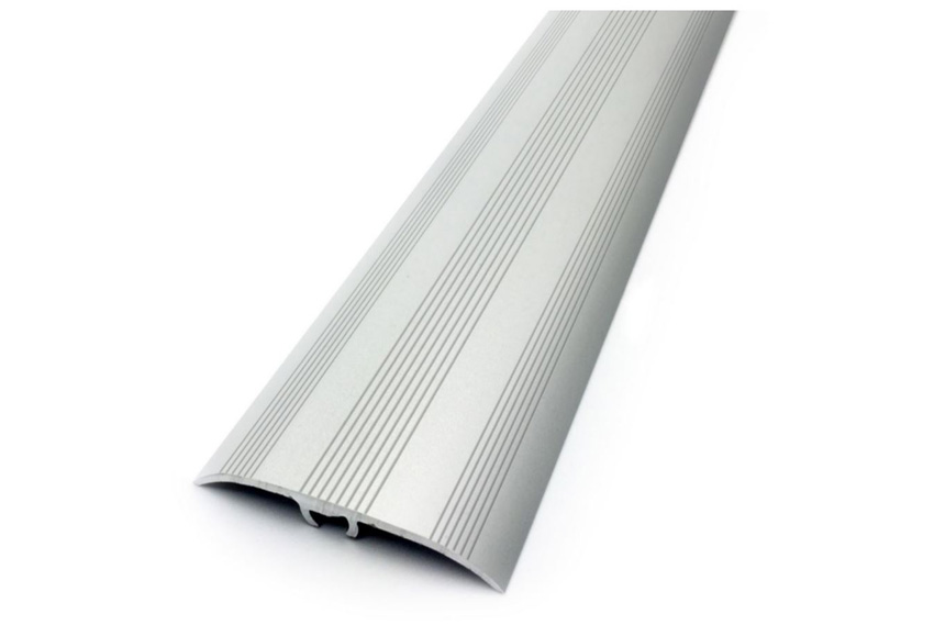 Deurdorpel Harmony geribd aluminium naturel 41x930mm