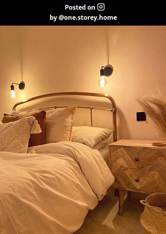 Applique murale - noir - 20x10x13cm - E27 - 40W