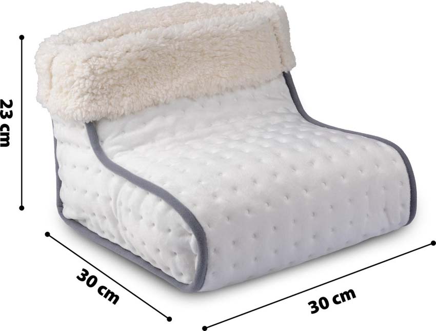 Elektrische voetenverwarmer 100 W 30x30x23 cm
