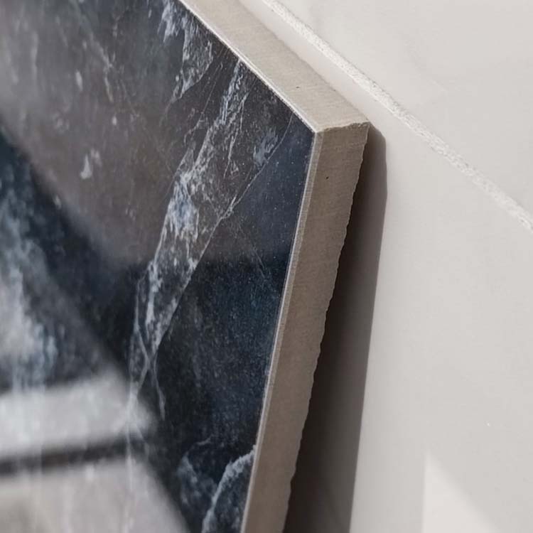 Carrelage de sol et mural Lux Navy Blue imitation marbre blue brillant 60x120cm