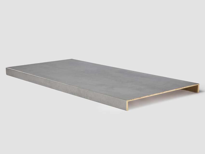 Dubbele traptrede Maestro Dark grey stone 130x61x5,6cm