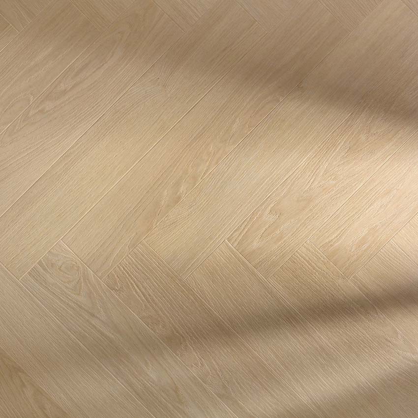 Sol vinyle Floorify lame 4,5mm chevron chêne 75x12,5cm