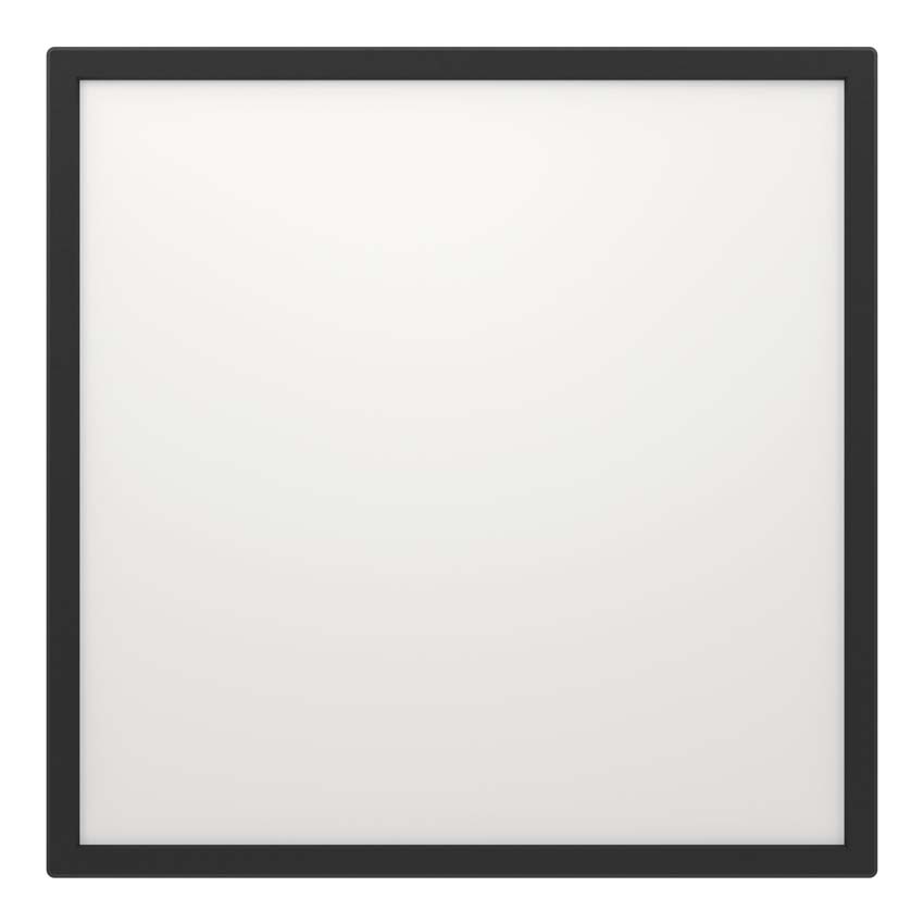 Plafondlamp - Zwart - 50x50cm - LED - 1x36W - 2700-6500K - IP44