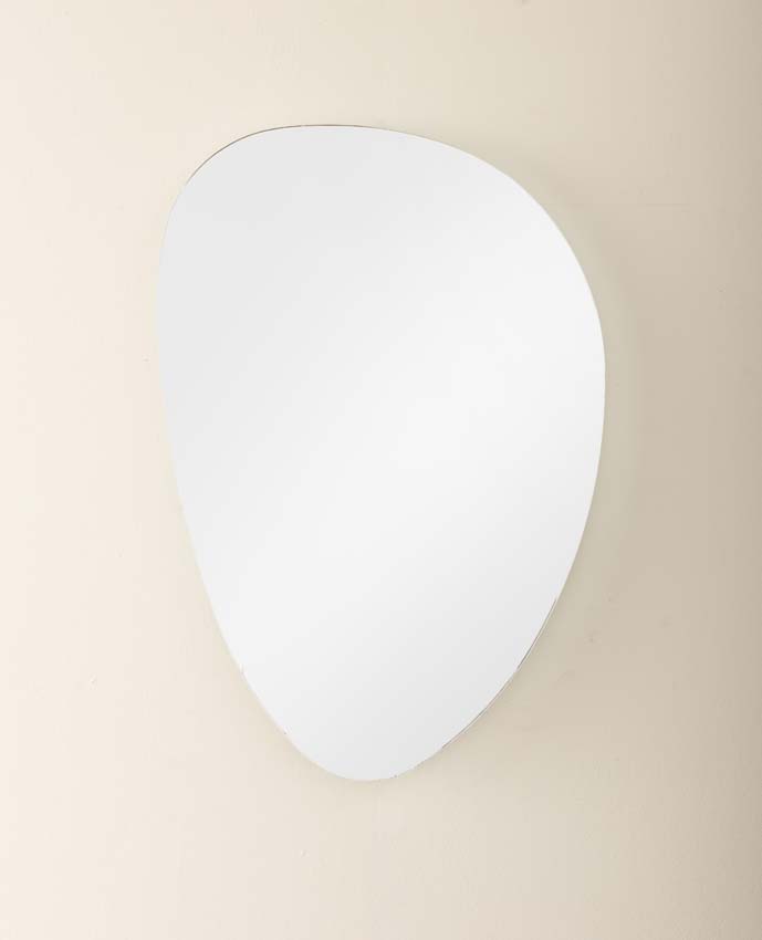 Miroir Fendi forme organique LED + anti-buée 80x55cm