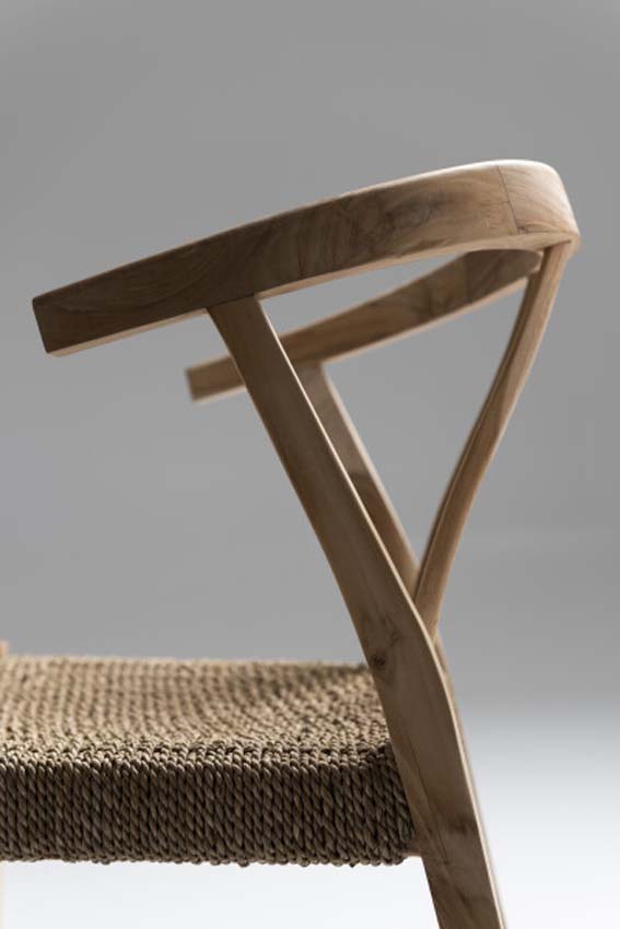 Chaise Alis en teck naturel