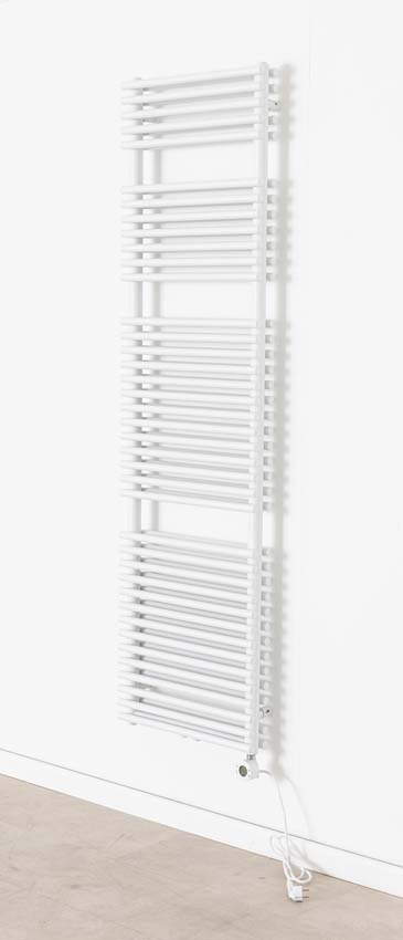 Handdoekradiator Doby 180x50cm dubbel wit 1484W met verwarmingselement