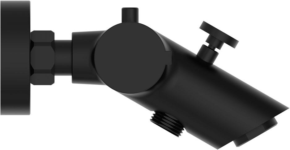 Robinet de baignoire-douche Levi thermostatique noir mat