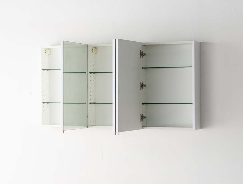 Spiegelkast Tibo/Tony wit 140x70cm
