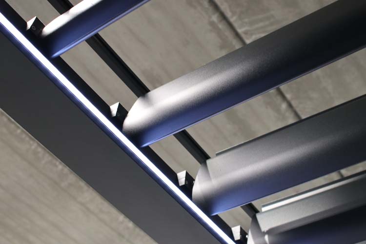 Pergola Sonny alu antraciet 400 x 300 x 266 cm
