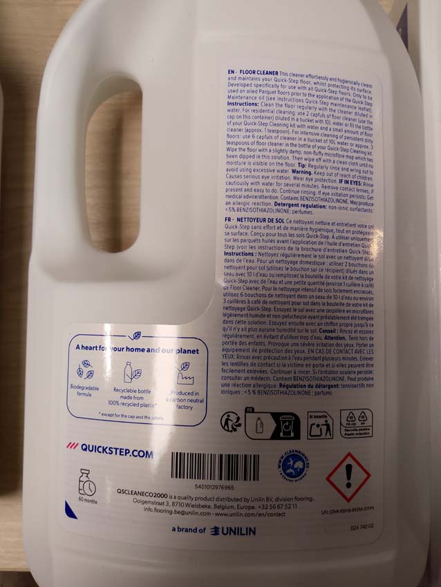Produit de nettoyage des sols Quick-Step Eco 2000 ml