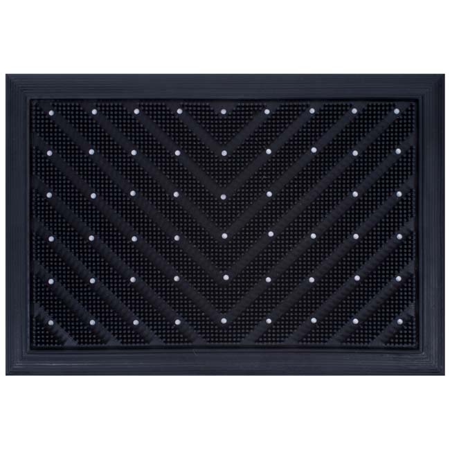 Paillasson caoutchouc triangle 45x65 cm