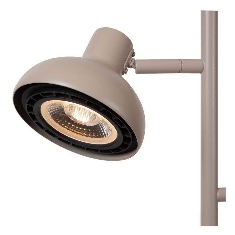 Lucide SENSAS - Vloerlamp - 2xES111 - Beige