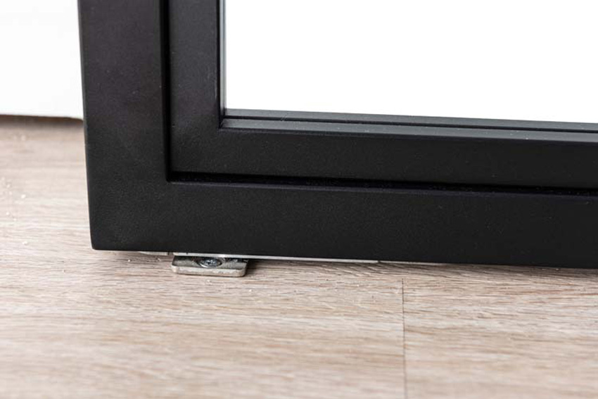 Porte intérieure pivotante en acier double Tirza 2x3W sur mesure