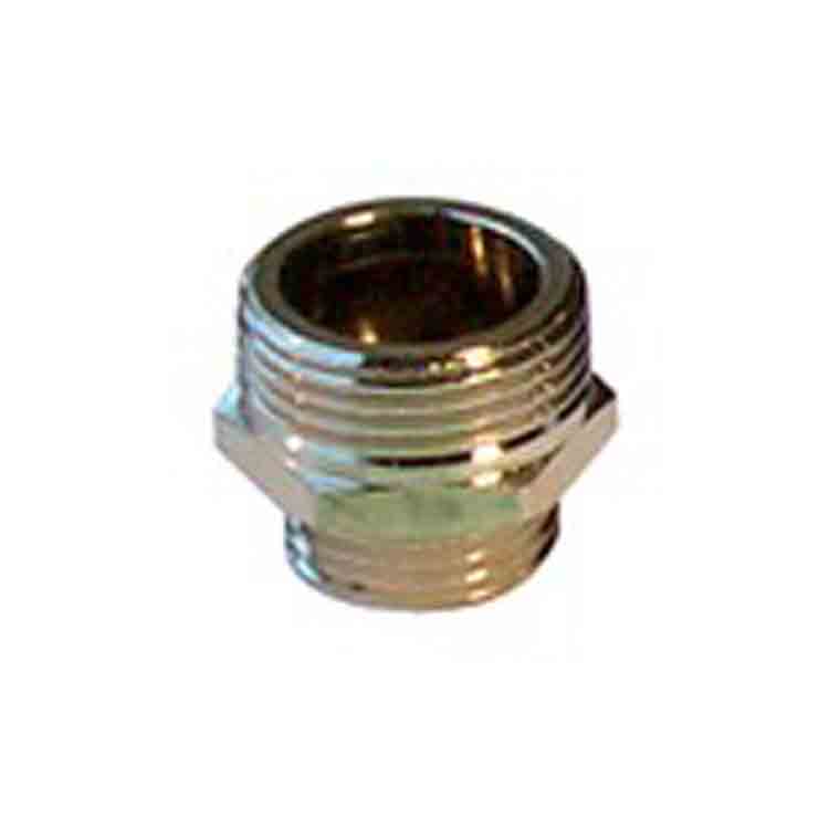 Mamelon double reduit 3/4 x 1/2 chrome