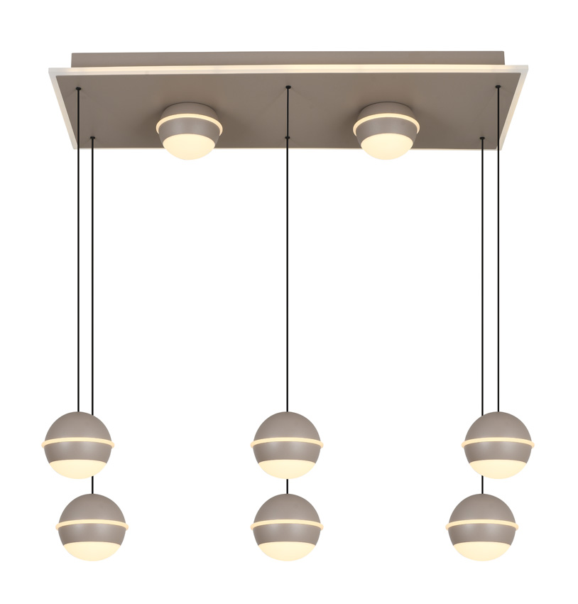 Suspension - sable - 75x30cm - dimmable - LED - 1x72W - 3000K