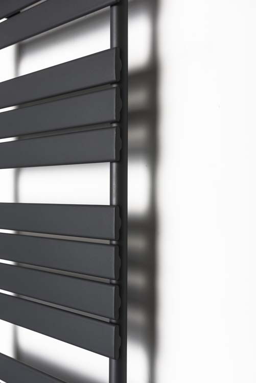 Handdoekradiator Xerxes enkel grijs 180x50cm 936 Watt