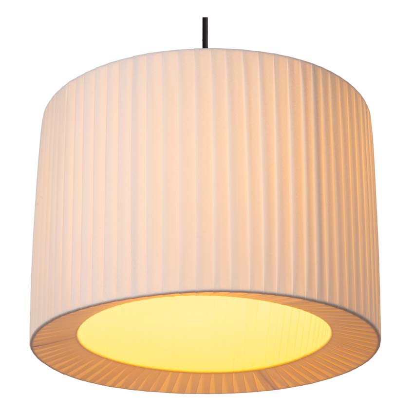 Lucide FOLD - Hanglamp - Ø 40 cm - 1xE27 - Wit