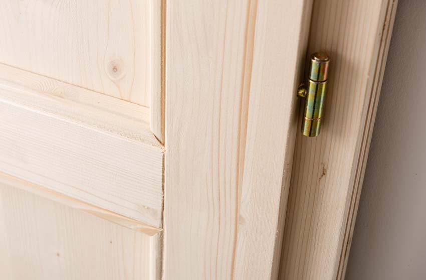 Porte extérieure bois Gargano 980x1980mm poussant à gauche