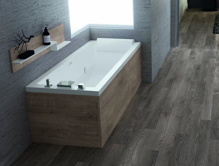 Baignoire encastrable Calos 2 blanc mat 180x80cm