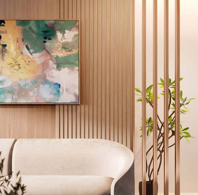 Roomdivider Line up Divide chêne clair 192x260x3,5cm
