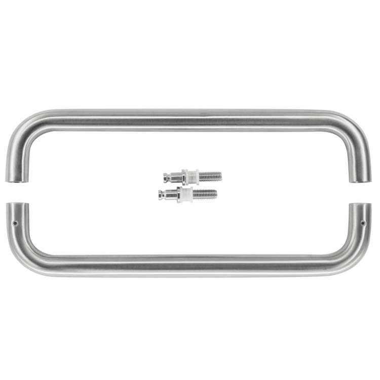 Tirant u 20/300 inox plus paire pour verre