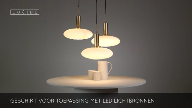 SINGALA - Suspension - D55 cm - 3xE27 - Or Mat / Laiton