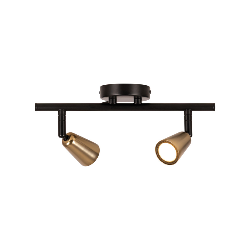 Lucide Essential Tiana - Wandspot/wandlamp - 2xGU10 (MR16) - Champagnekleur