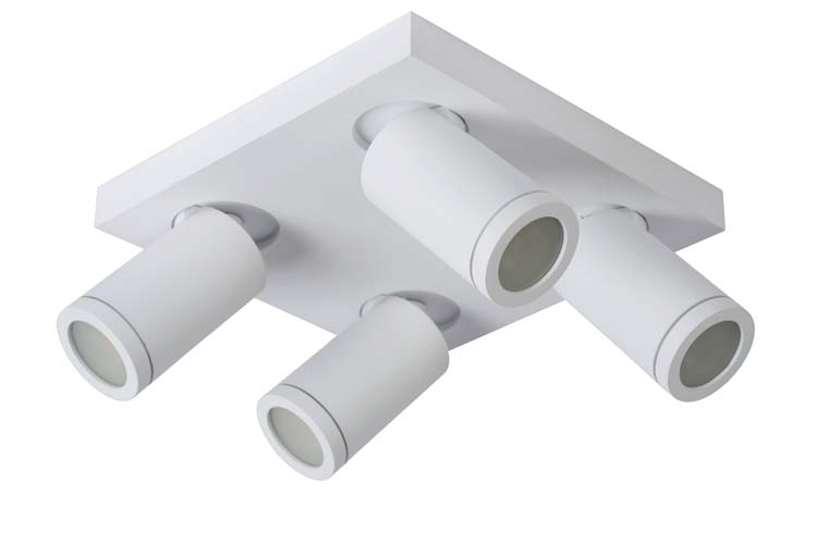 TAYLOR Spot Plafond 4x GU10/5W IP44 DTW  Blanc