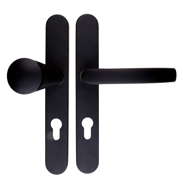 Veiligheidsgarnituur kruk+top zwart 72mm