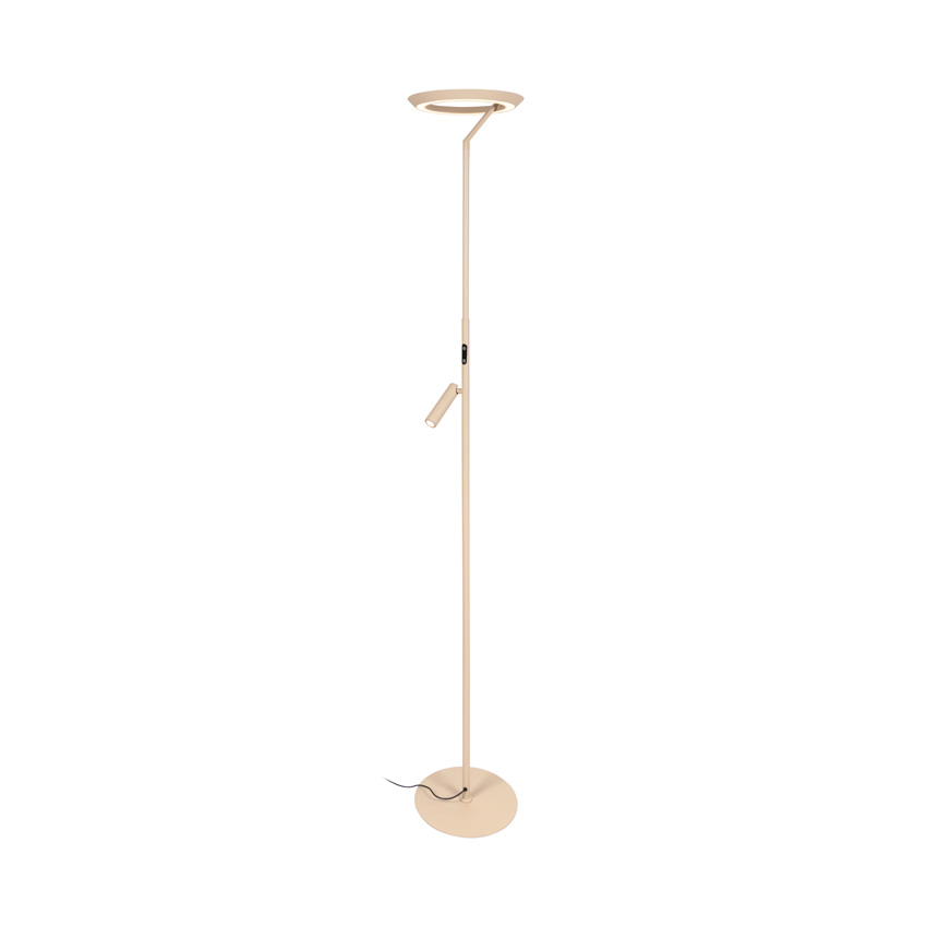 Lucide Essential Celeste - Lampadaire - Ø28cm - LED Dimmable - 2700K - Taupe