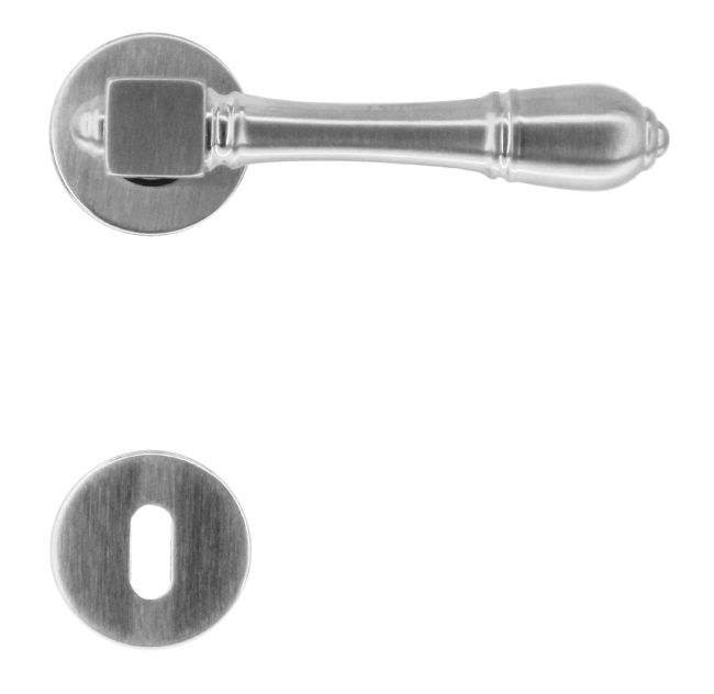 Poignée de porte inox look Luciana 13cm