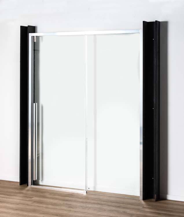 Doucheschuifdeur Ulrich chroom 116-120x200cm