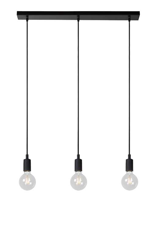 Lucide FIX MULTIPLE - Hanglamp - E27 - Zwart