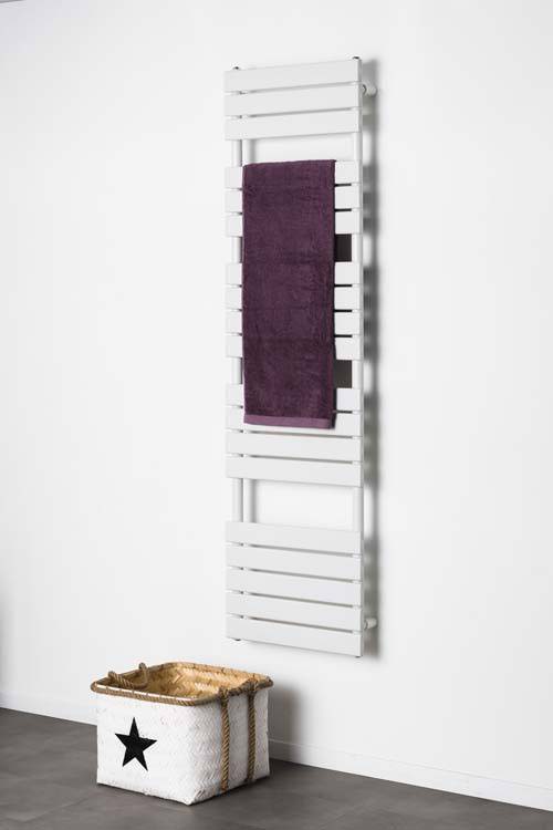 Radiateur sèche-serviettes Xerxes simple 180x50cm blanc 936Watt