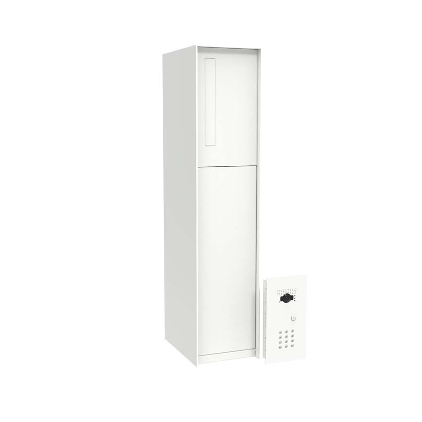 Pakketbrievenbus ONZO (eSafe) Fenix Front Connect wit