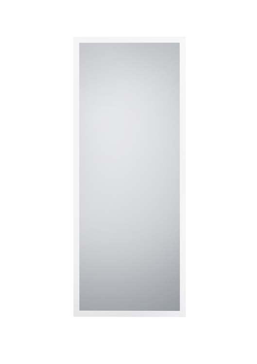 Spiegel rechthoek wit 66x166cm