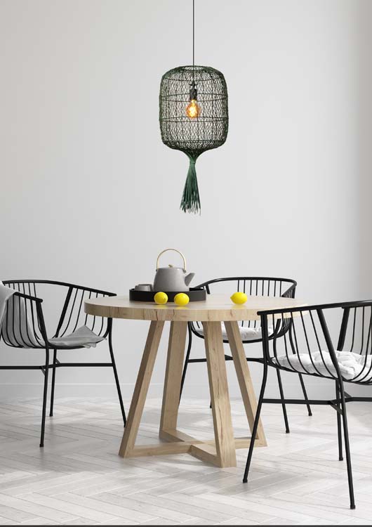 Suspension - Ø 40 cm - 1xE27 - Vert